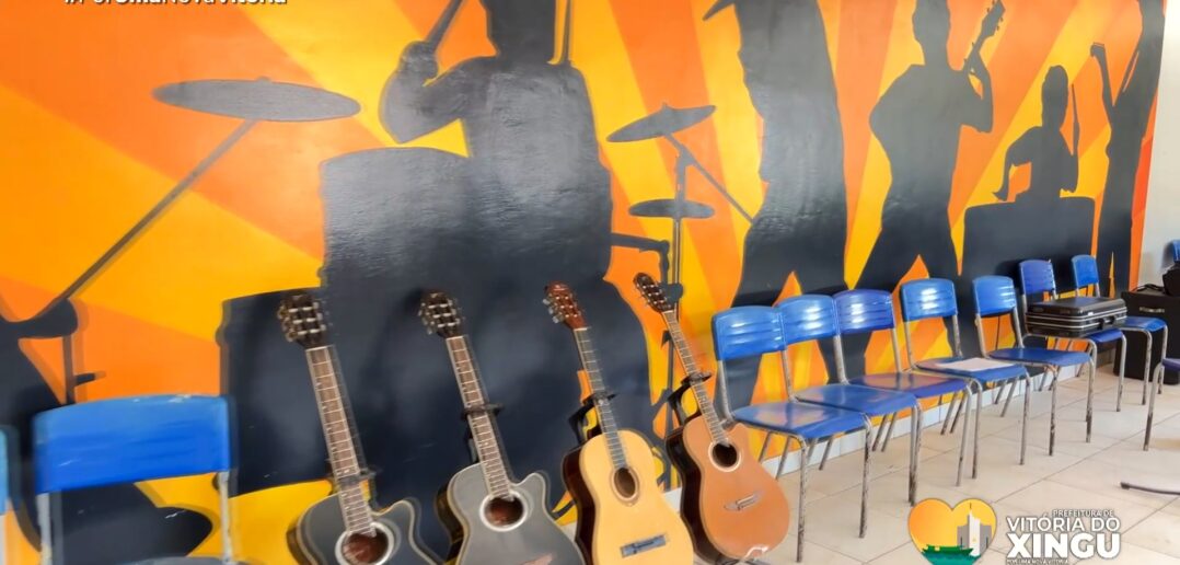 A Escola de Música de Vitória do Xingu, vem recebendo completa revitalização, em breve os alunos vão ter um espaço amplo e moderno